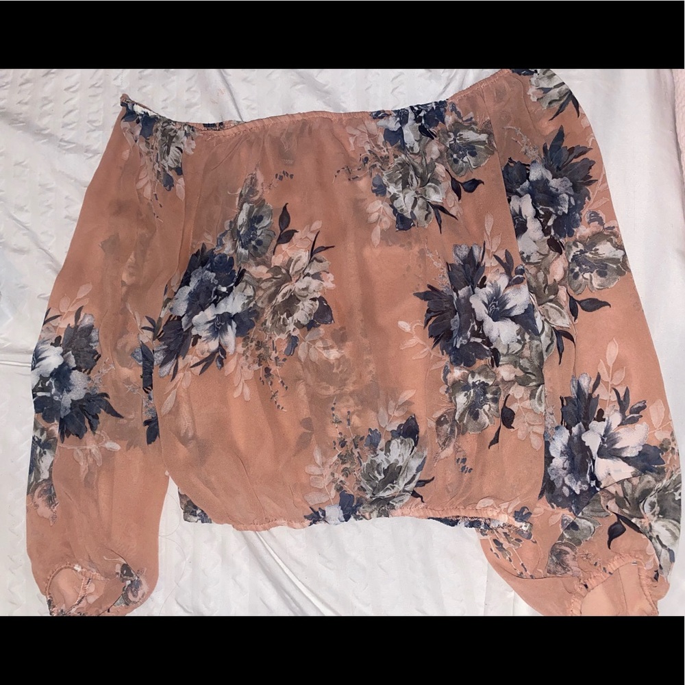 WINDSOR pink off the shoulder top